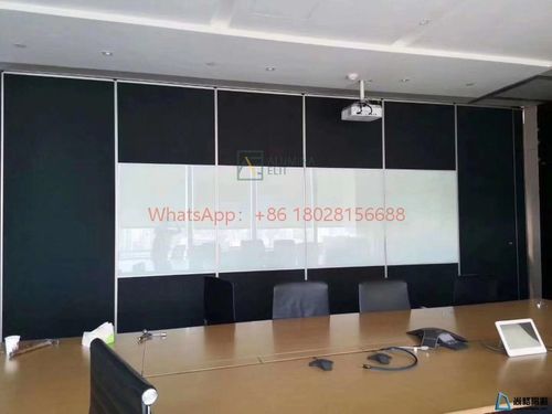 latest company news about Black Wood Panel Movable Walls