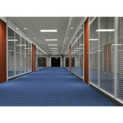 Aluminum Frame Office Glass Partition Wall Single Glazed Suspended Partition Wall