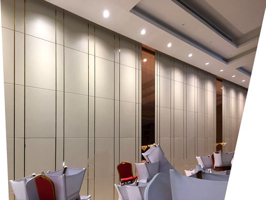 Buy Operable Wooden Sliding Folding Partition Walls For Conference Hall online manufacture