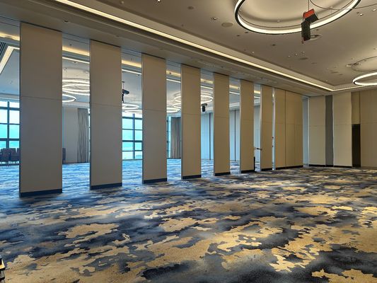 Buy Hotel Acoustic Partition Walls Wooden Hanging Folding Movable Walls online manufacture