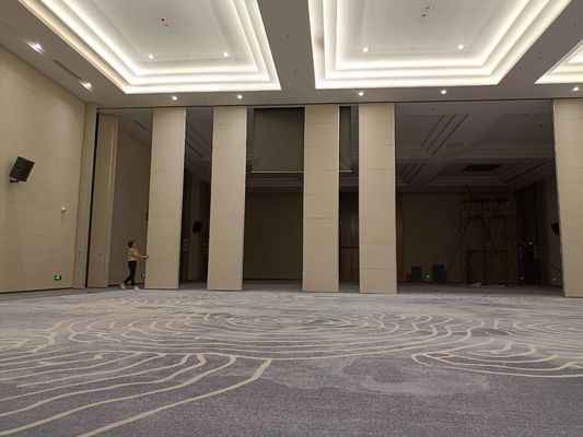 Buy Melamine Board Gym Acoustic Partition Wall Ballroom Soundproof Folding Walls online manufacture