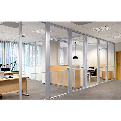 Buy Interior Soundproof Office Partitions Single Glazed With Shutter online manufacture