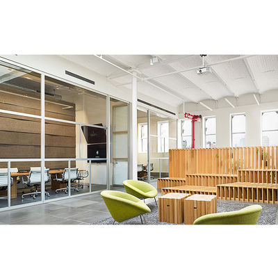 Buy Full Height Office Wall Divider , Sound Proof Partition Wall Aluminium Frame online manufacture