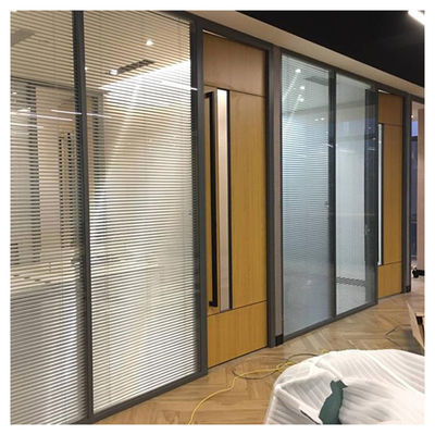 Good price Customized Demountable Office Partitions Single Glazed Full Height online