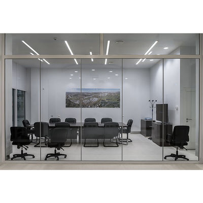 Good price Demountable Glass Partitions Walls , Office Interior Folding Glass Wall online