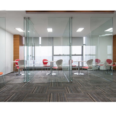 Buy Glass Office Partition Wall Single Glazed Aluminium Frame Glass Partition Wall online manufacture