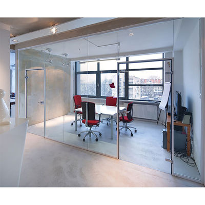 Buy Residential / Commercial Aluminum Frame Glass Partition Wall ISO9001 SGS online manufacture