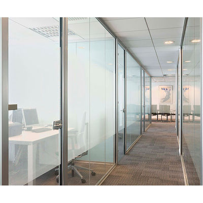 Buy Meeting Room Single Glazed Aluminium Frame Partition Wall Sturdy Durable online manufacture