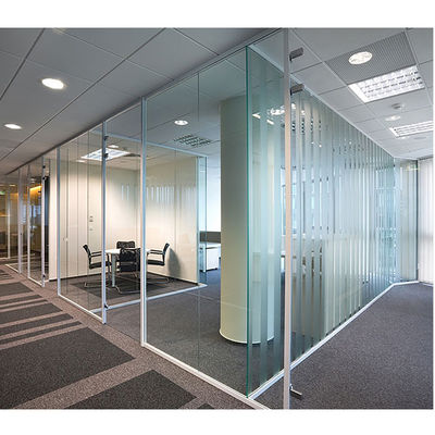 Good price Aluminium Frame Folding Glass Partition Wall Single Glazed Sliding Office Partition Walls online