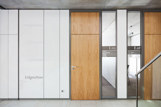Buy Office Aluminum Frame Glass Partition Wall Soundproof Double Glazed Glass Wall online manufacture