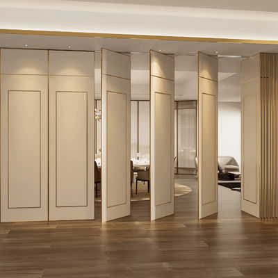 Buy OEM ODM Acoustic Sliding Wall Movable Banquet Partition Walls With Fire Resistance Panel online manufacture