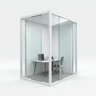 Buy Customized Acoustic Glass Panel Office Partitions For Laboratory Settings online manufacture