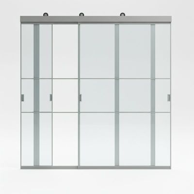 Good price Portable Tempered Sliding Double Glazed Office Glass Partition Wall For Room online
