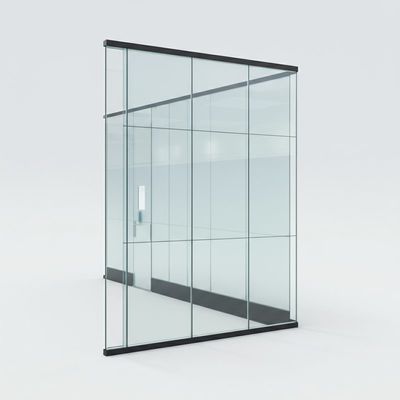 Buy Demountable Double glazed Office Glass Partition Wall For Building online manufacture