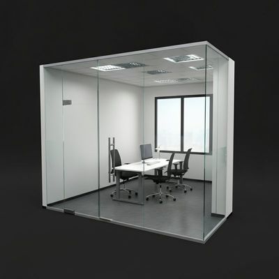 Good price Insulated Double Glass Custom Frameless Office Glass Partition Installation online