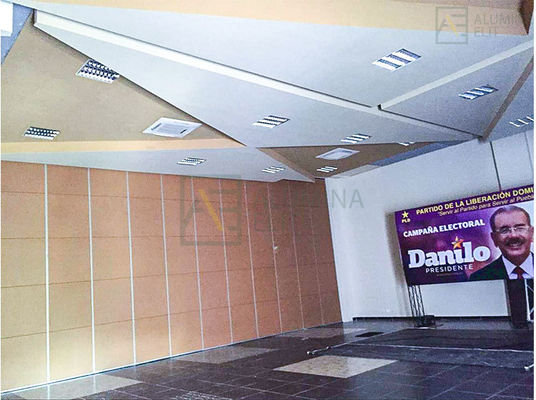 Good price Customizable Movable Partition Wall with 6061-T6 Aluminum Alloy Frame and Galvanized Square Tube Keel online