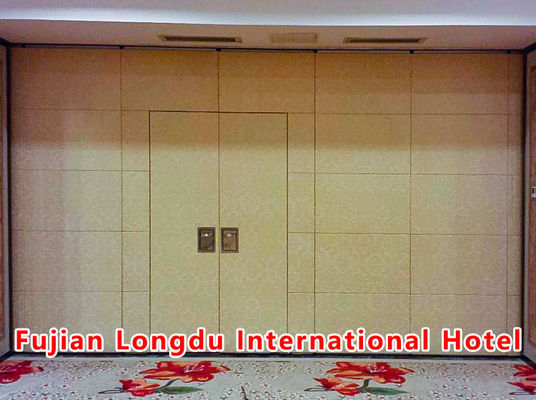 Good price Operable Partition Wall System with STC Rating 42-56dB and 6061-T6 Aluminum Frame Featuring 304 Stainless Steel Roller online