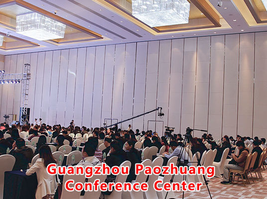 Good price Guangzhou Pazhou Conference Center | Movable Folding Door Partition Wall with Up to 18M Height and 1.2M Width per Panel Featuring 800N Sealing Power online