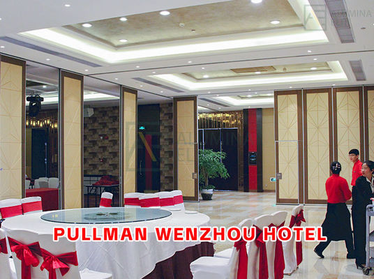 Good price Pullman Wenzhou Hotel：Acoustic Movable Partition Wall with STC Rating 42-56dB and 105CM Thickness for Banquet Halls and Exhibition Halls online