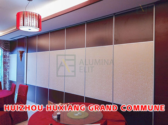 Good price Huizhou Huxiang Grand Commune：Acoustic Partition Wall with 56dB Sound Insulation, Up to 18M Height, and 6061-T6 Profile for Banquet Halls（For commercial use） online