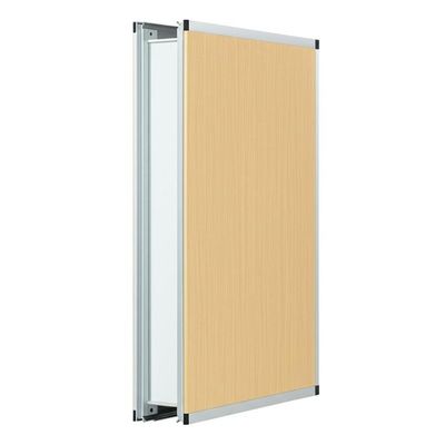 Good price Fireproofing Acoustic Partition Wall with 6061-T6 Aluminum Alloy Frame and High Pressure Laminate Board online