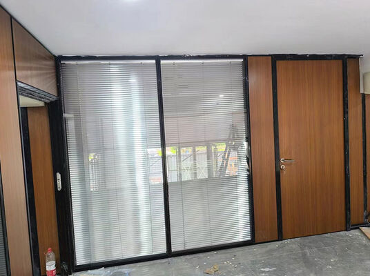 Good price Customized Acoustic Glass Partition Wall with Stainless Steel 304# Accessories and EPDM Sealant Rubber for Laboratory Settings online