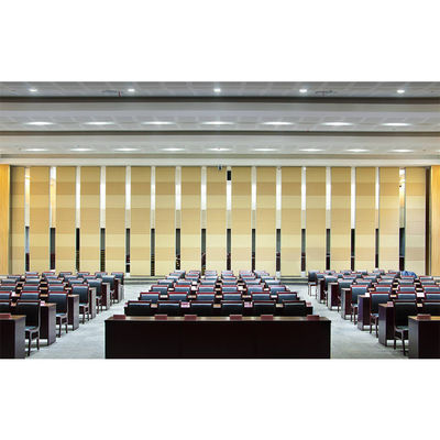 Exhibition Hall High Operable Acoustic Partition Wall System Without Floor Rail