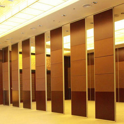 Movable Folding Door Partition Wall , Vinyl Partition Walls For Meeting Room