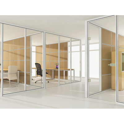 Good price Double Tempered Single Glazed Office Glass Partition Wall For Conference Center online