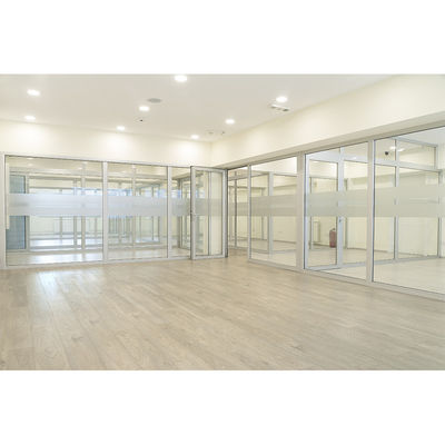 Good price Clear Office Glass Partition Wall Single Glazed For Conference Room online