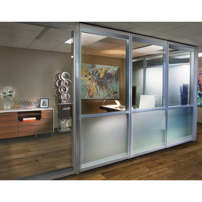 Single Type Aluminum Frame Glass Partition Wall For Panoramic System