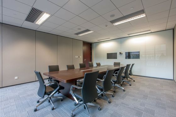 Movable Conference Room Divider Wall , Customized Meeting Room Glass Wall