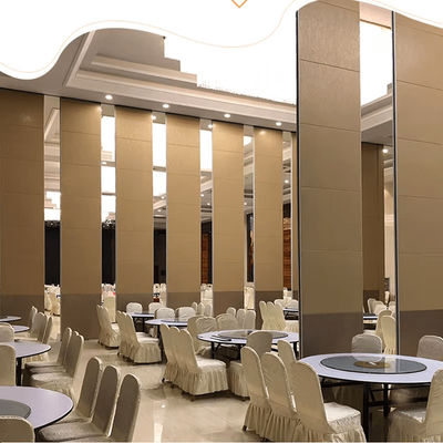 Wooden Operable Foldable Soundproof Partition Wall For Hotel