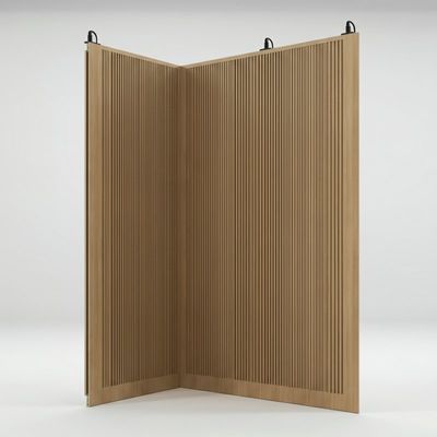 Hotel Soundproofing Wooden Partition Wall Without Floor Track