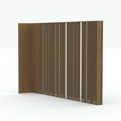 Office Building Wooden Partition Wall Customized Operable Panel Partitions
