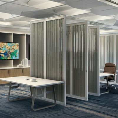 Customized Hotel Sound Proof Partitions Wall With Private Meeting Spaces Management
