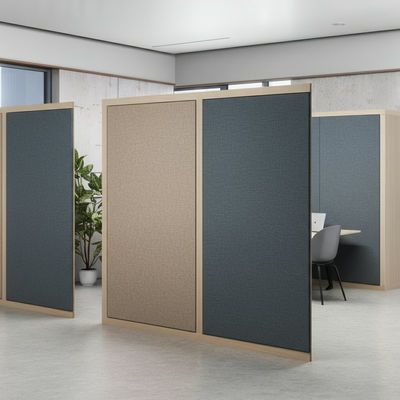 MDF Board Sound Proof Partitions For Offices / Hotel / Meeting Room