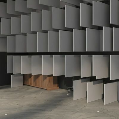 Sturdy Construction Office Sound Partitions Wall With 89cm Thickness Panel