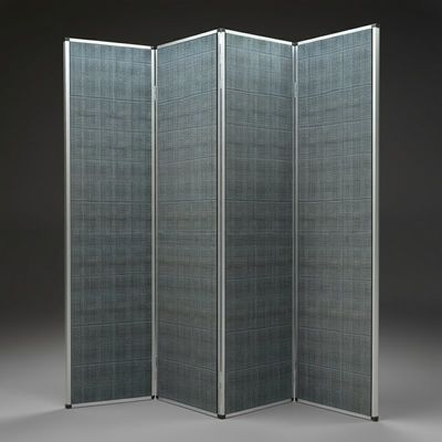 Hotel / Laboratory Foldable Soundproof Partition Wall Fireproof Board With Fabric