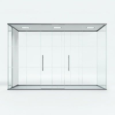 Good price Modern Aluminium Partition Glass Partition Wall with Swing Doors online