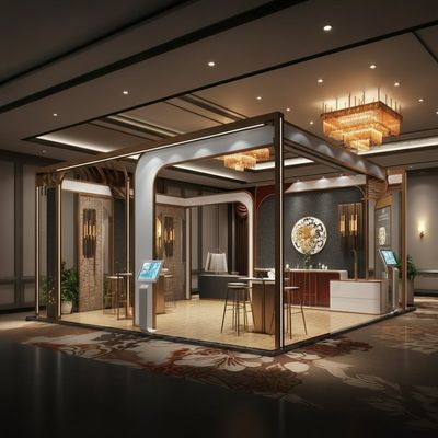 Thickness 68mm-105mm Exhibition Partition Walls Sound Insulation Max 56dB