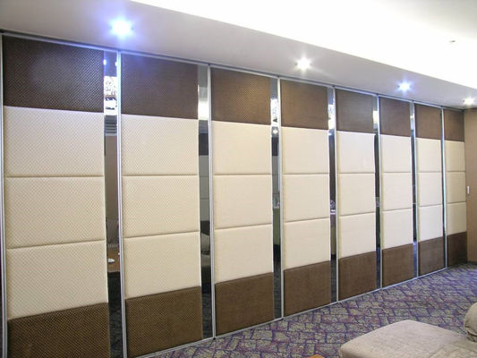 AE Customized movable partitions wall hotel banquet hall	 folding telescopic partition wood veneer
