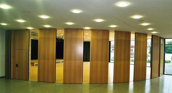 AE Professional Operating Handle Movable Partitions Wall Systems Office Furniture Movable Sliding Folding Partition