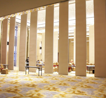 Operable Sliding Foldable Wall Partition with Soundproof Movable Indoor Partition Wall Divider for Conference Hall