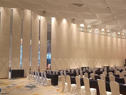 quality High Operable Acoustic Partition Wall with 6061-T6 Profile and Q235 Steel Frame for Custom Dimensions factory