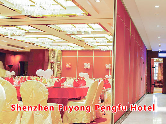 Good price Office Building Movable Sliding Acoustic Wall Panels with 304 Stainless Steel Roller and Q235 Steel Frame for Up to 18M Height online