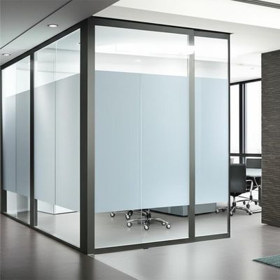 Good price Aluminum Single Glazed Glass Partition Wall with Sound Insulation and Custom Design for Modern Offices online