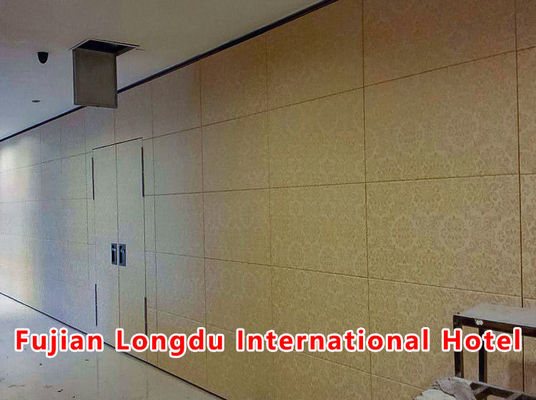 Good price Operable Partition Wall System with STC Rating 42-56dB and 6061-T6 Aluminum Frame Featuring 304 Stainless Steel Roller online