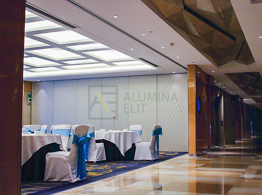 Good price Pullman Wenzhou Hotel：Sliding Partition Wall with STC Rating 42-56dB Soundproofing and 6061-T6 Profile Q235 Steel Frame online
