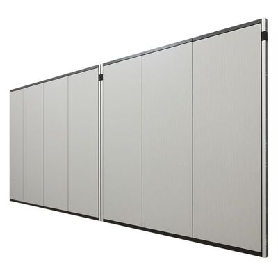 quality Movable Acoustic Partition Wall with Magnetic Seal Dupont POM Roller and 56dB Sound Insulation factory